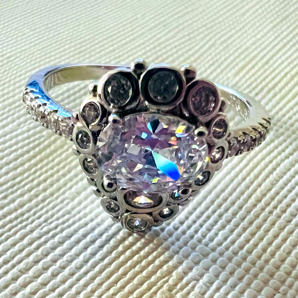 Bomb Party Ring— Diamond 💍 Cubic Zirconia